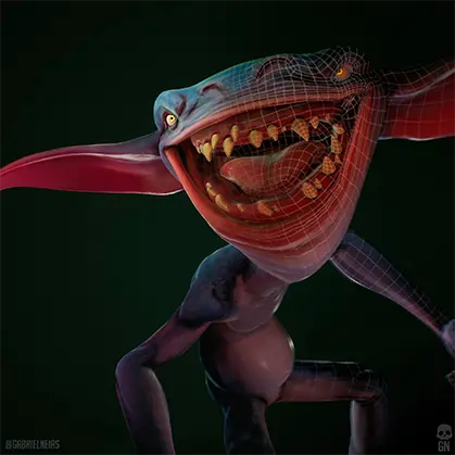 Arte Digital - Personagem Fantástico
