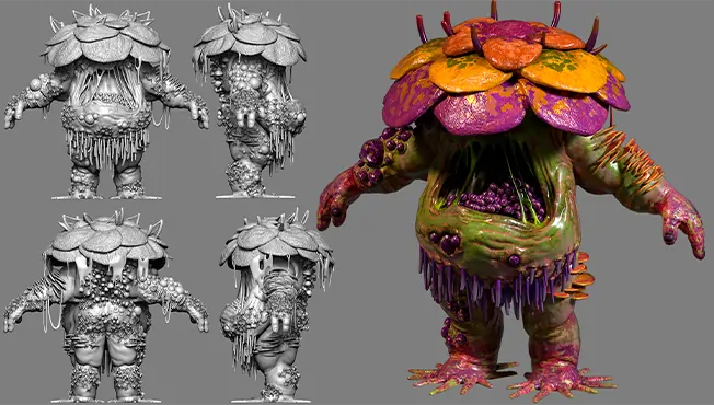 Arte Digital - Personagem Fantástico