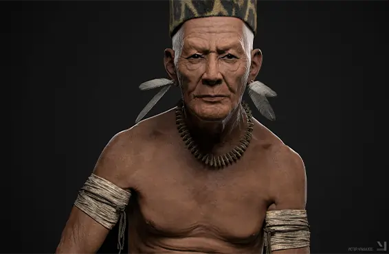 Arte Digital - Personagem Fantástico